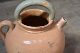Water jug, ceramic ocher glaze, 19th-century, Uzès