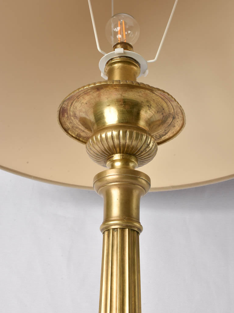 Very tall altar candlestick lamp 47¼" Chez Pluie