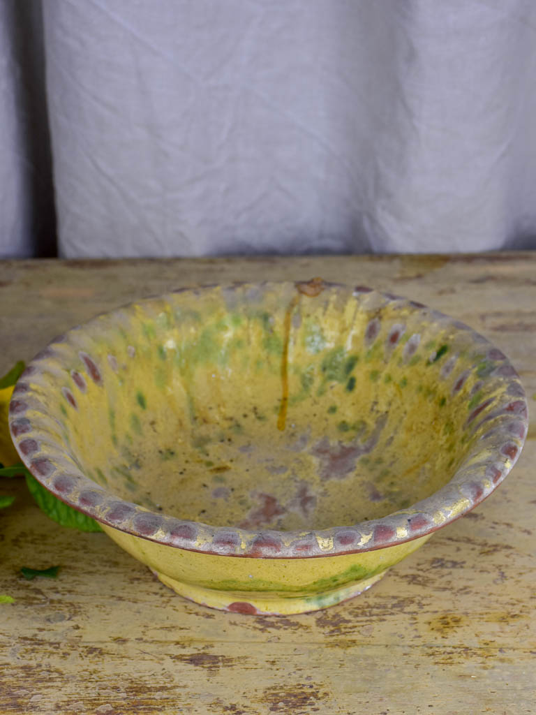 Antique French bowl from Vallauris