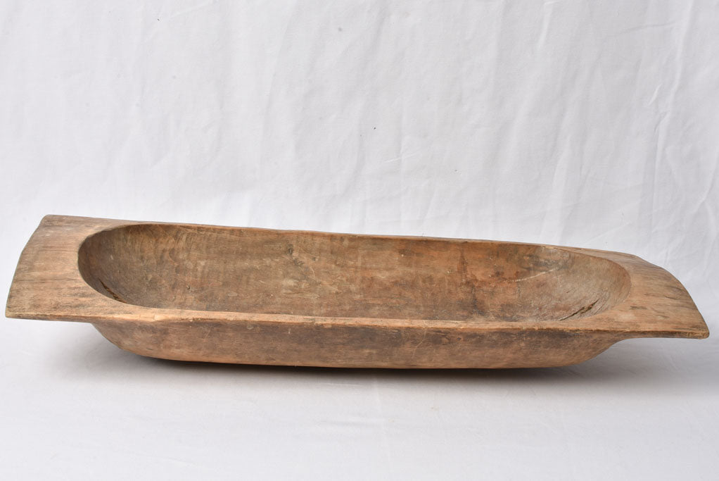 Decorative rectangular wooden trough