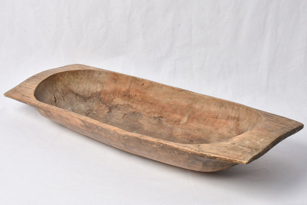Rustic wooden trough / dough bowl 37½"
