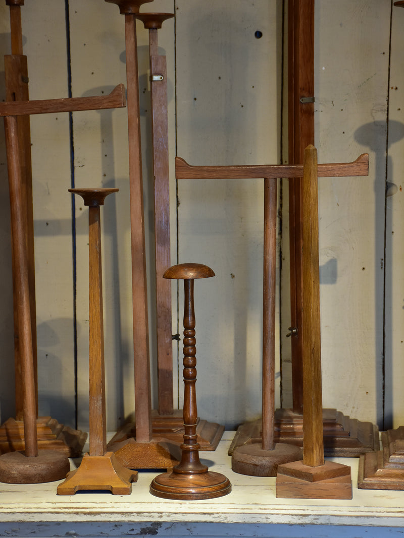 Collection of vintage French hatstands