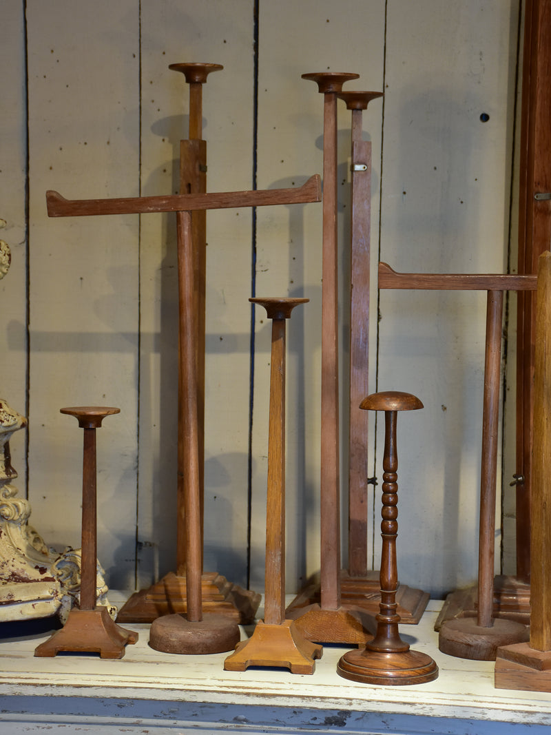 Collection of vintage French hatstands