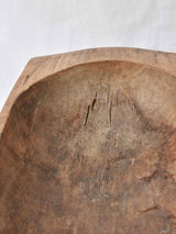Vintage wood-centrepiece table trough