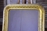 Large Louis Philippe mirror with gold frame
