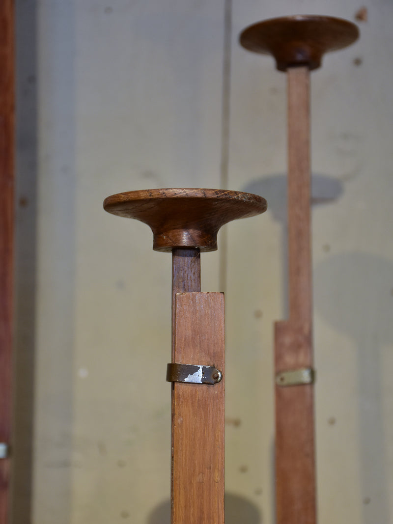 Collection of vintage French hatstands