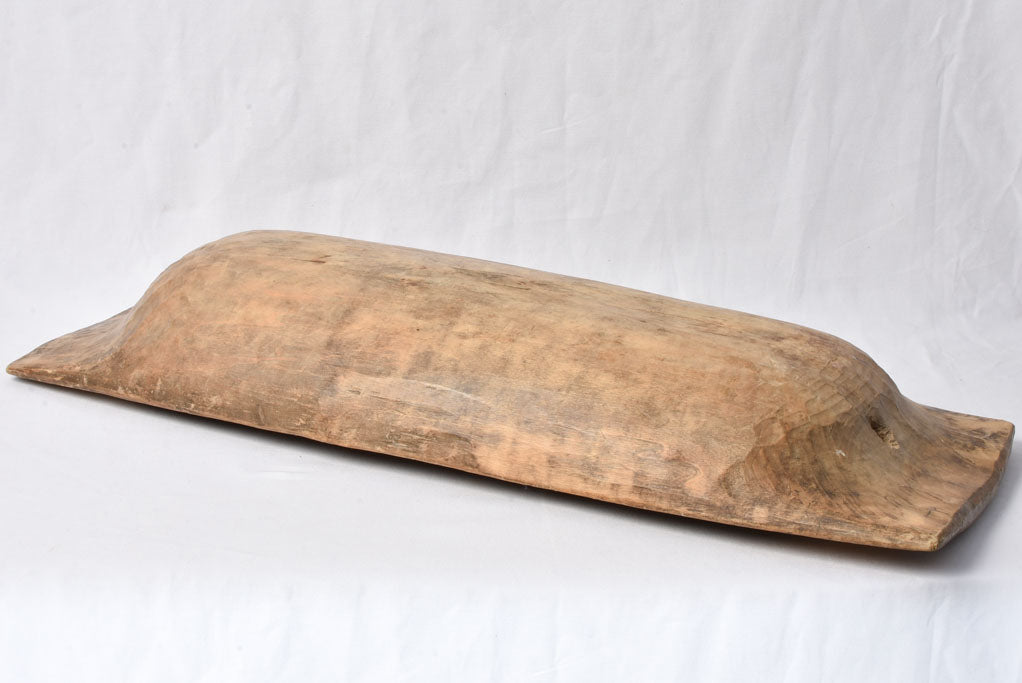 Rustic display wooden centrepiece trough