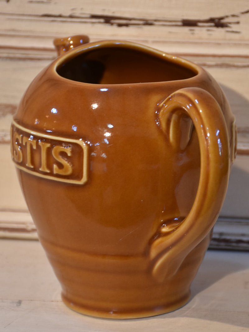 Vintage French pastis water pitcher