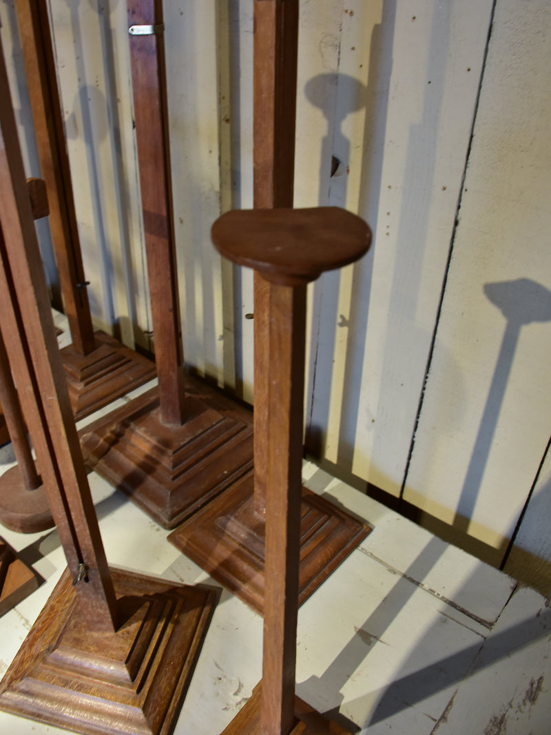 Collection of vintage French hatstands