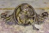 Late 18th Century salvaged giltwood medallion - cherub