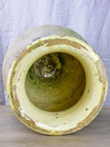 Small 19th Century French Biot jar with yellow glaze 19¾"
