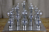 Chic Blown Glass Chrome Interior Light