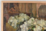 Early 20th Century still life oil on canvas Bouquet de fleurs by Marguerite Allar (1899-1974) - 26½" x 32¾"