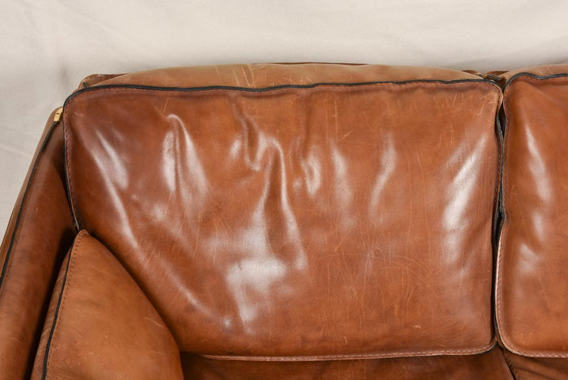 Leather Roche Bobois sofa - 3 seat 85½"