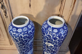 Blue and white Chinese vase