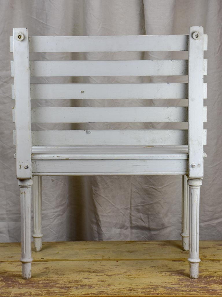 19th Century suitcase bench from a French hotel