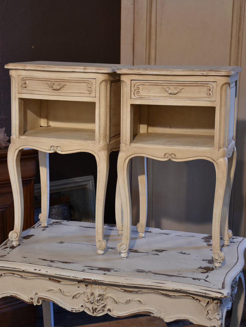 Pair of Louis XV style French nightstands