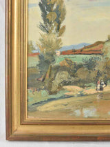 Provence Landscape painting -  Paul de Castro (1882-1940) - 22" x 25½"