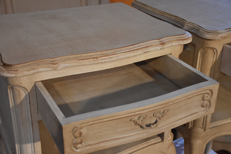 Pair of Louis XV style French nightstands