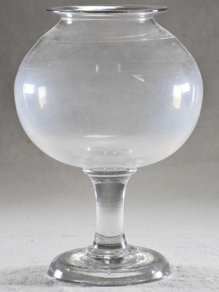 Antique French blown glass sangsue 10¼"
