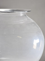 Antique French blown glass sangsue 10¼"