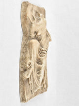 Detailed antique bas relief figure