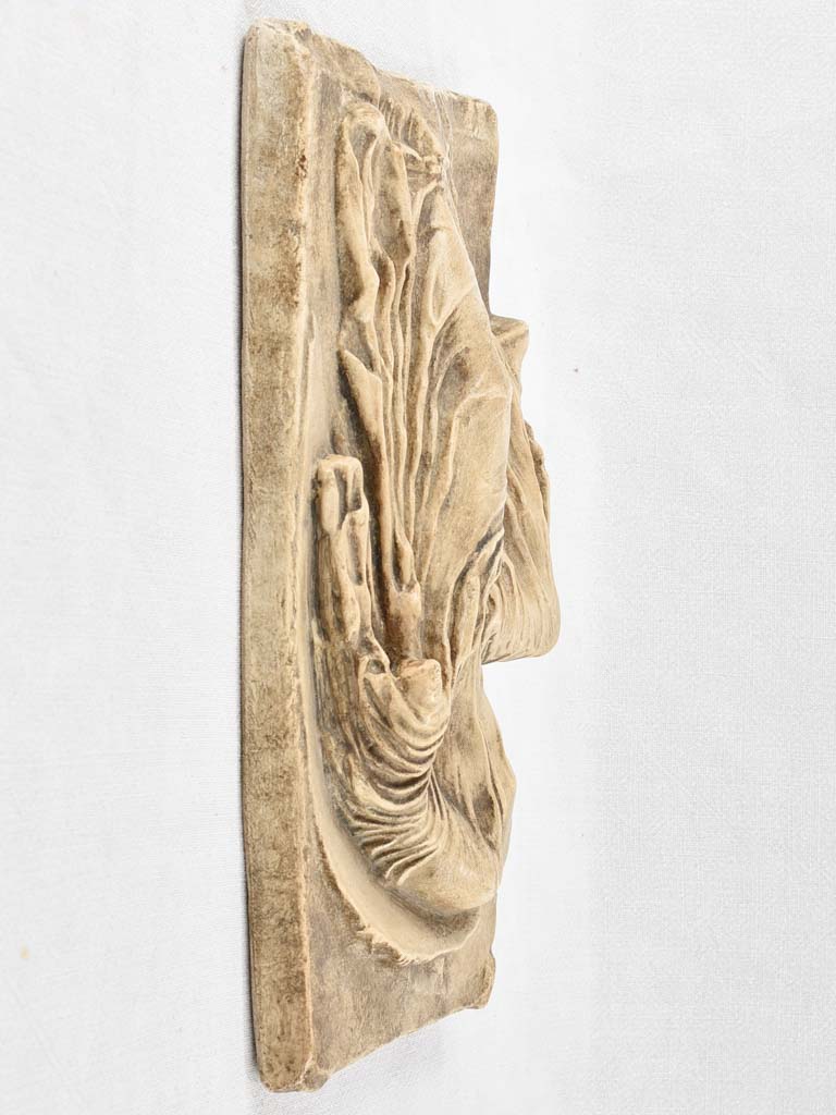 Vintage plaster figure for home decor