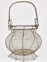 Large 19th century French egg basket