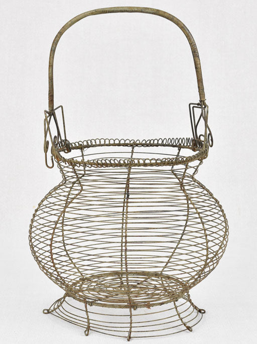 Large 19th century French egg basket