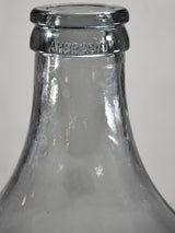 Very large Italian glass demijohn bottle - Ambrosio 26"
