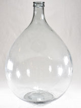 Very large Italian glass demijohn bottle - Ambrosio 26"