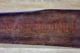 Huge 19th Century cutler's sign branded 'L'Indemanchable' 36½"