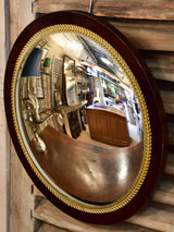 Round vintage mirror