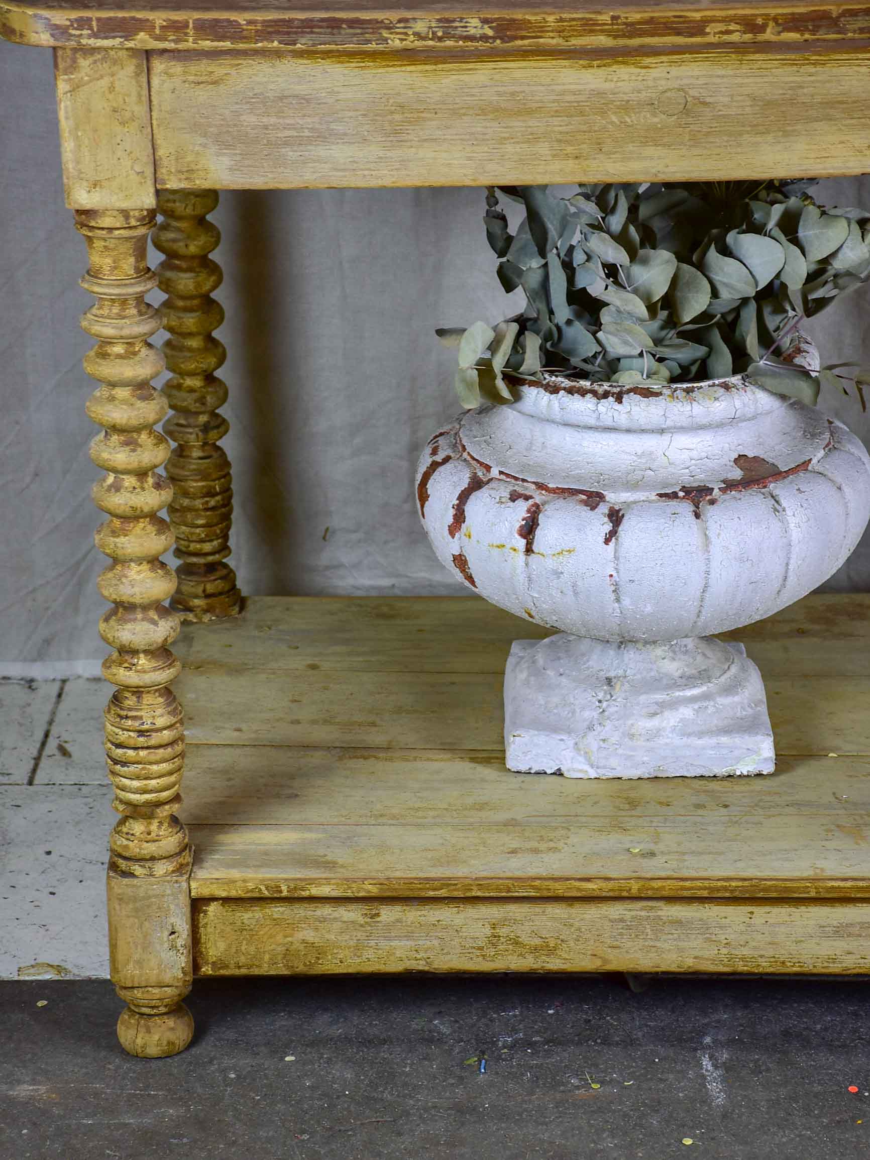 19th Century French drapery table