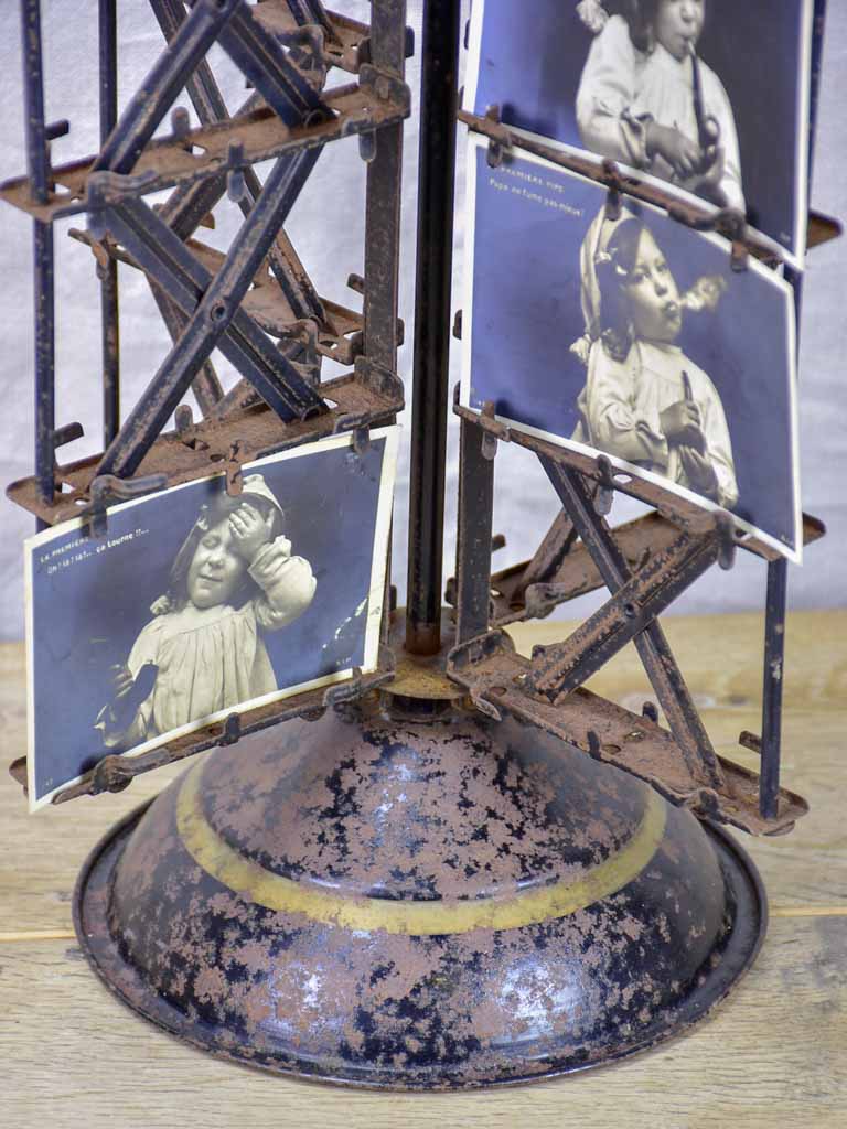 Late 19th Century post card display stand 33"