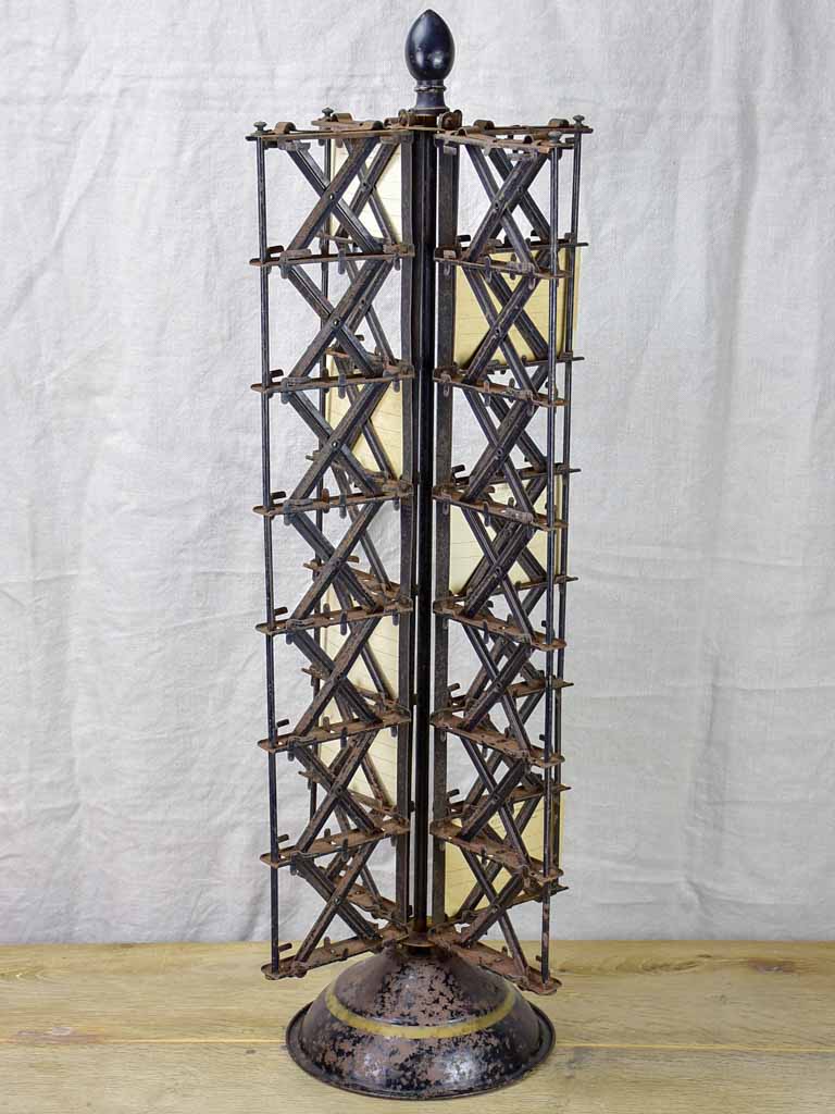 Late 19th Century post card display stand 33"