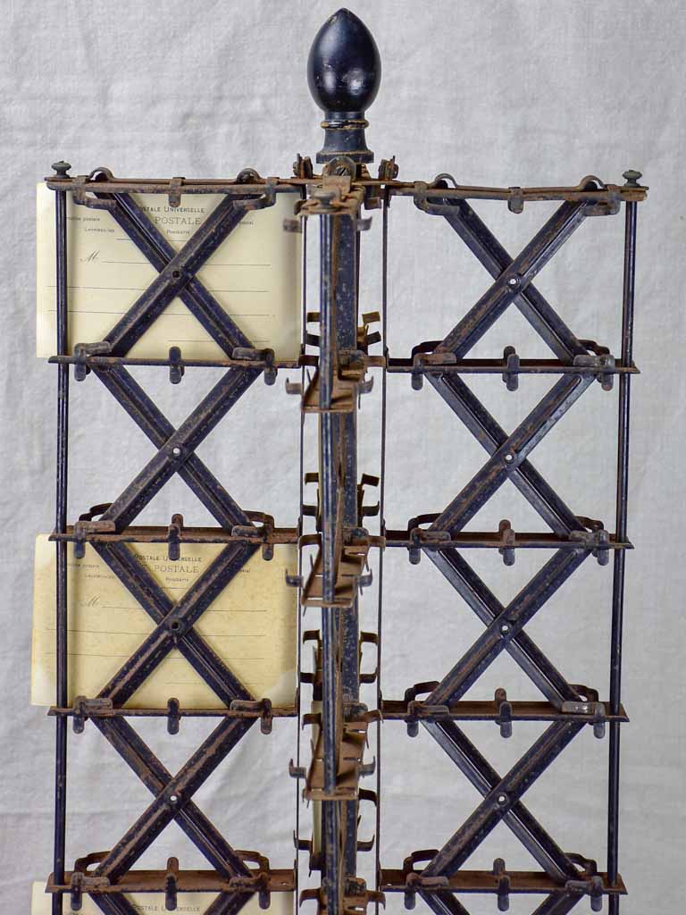 Late 19th Century post card display stand 33"