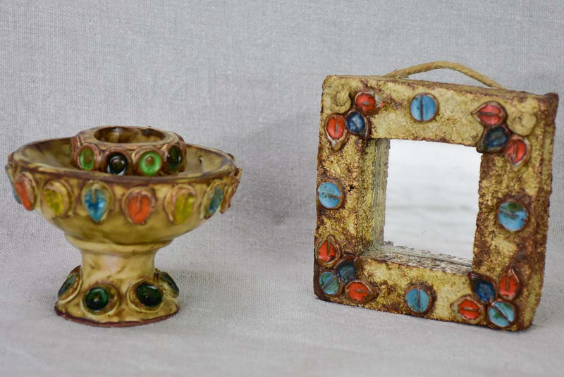 Unique Collector's Levantine Miniature Mirror