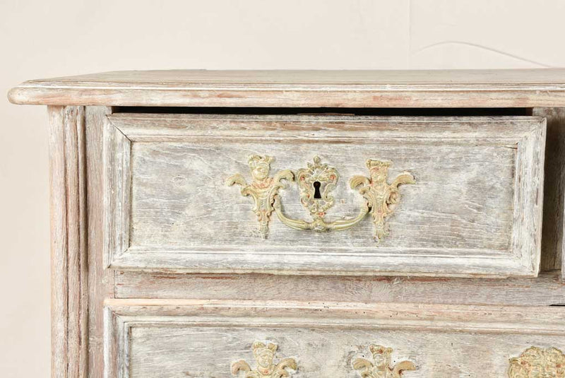 Louis XIV four drawer commode 49½" x 24½"