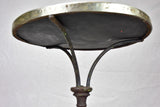 Early 20th Century French bistro table from Grenoble with stone top