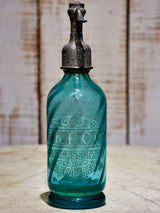 Collection of 10 antique seltzer bottles