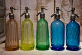 Collection of 10 antique seltzer bottles