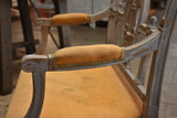 French bench seat with lyre back detail