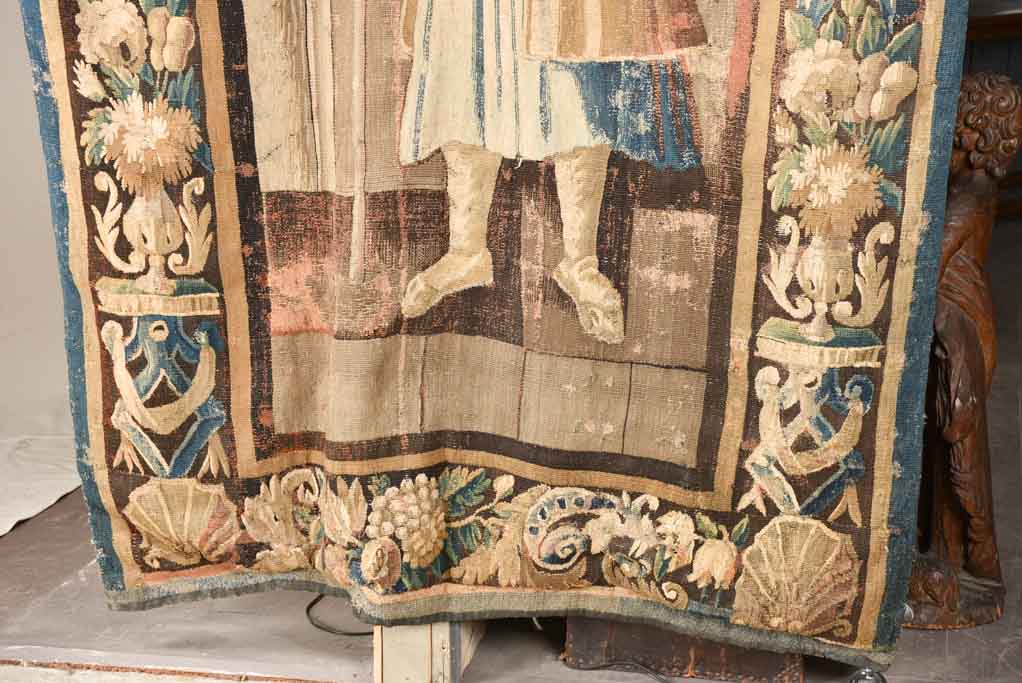 Beautifully aged vintage tapestry