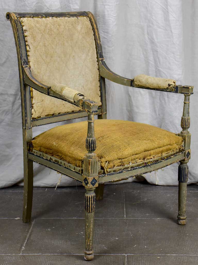 Antique French armchair - rustic