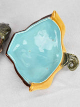 Vintage Sarreguemines turtle-shaped ornament