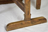 19th Century French walnut winemaker's folding table - vigneron's table