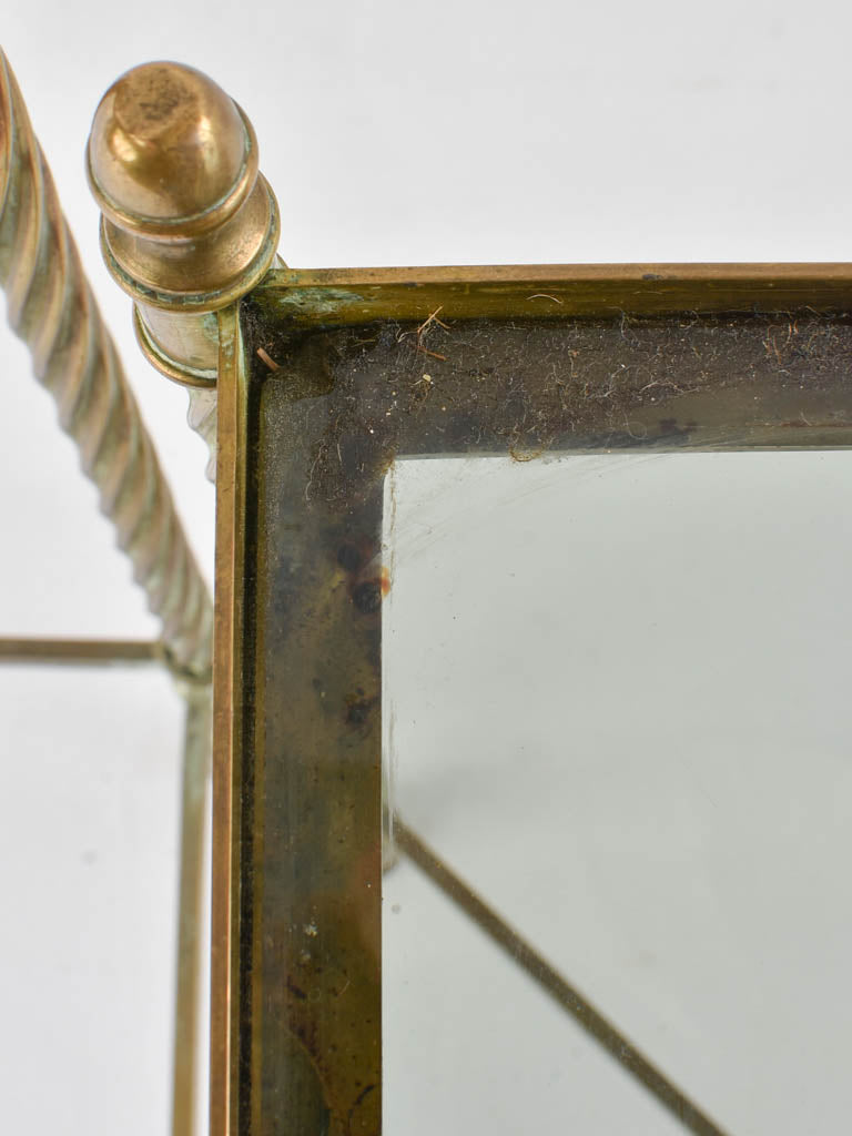 High-quality vintage brass tables