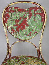 Perforated iron seat, Early 20th-century chair
