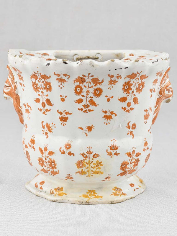 19th century earthenware vase